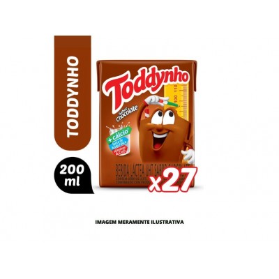 BEBIDA LACTEA - TODDYNHO - 200ml UHT CHOCOLATE - CX27